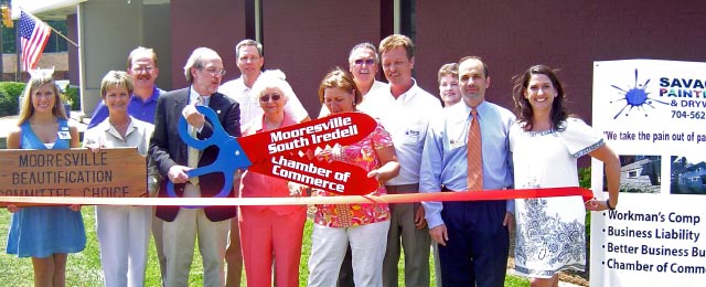 Mooresville South Iredell Chamber of Commerce Newly Painted Building