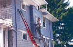 Mooresville Home being Painted